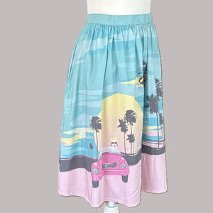 Stitch Shoppe Loungefly Barbie Sandy Circle Skirt Large